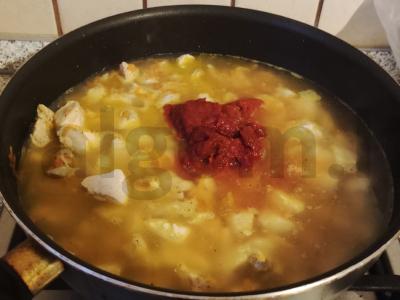 Pasta rizoni su kalakutiena Žingsnis 5