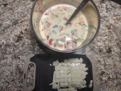 Sotūs daržovių omletas lėtoje viryklėje Žingsnis 3