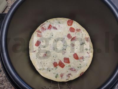 Sotūs daržovių omletas lėtoje viryklėje Žingsnis 5