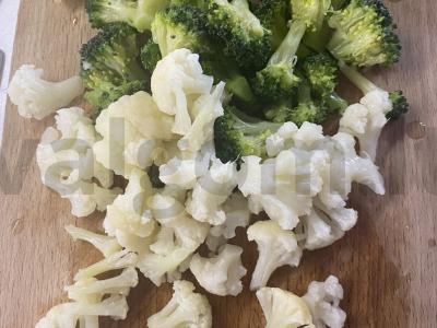 PP apkepas su žiedine kopūstu, riešutais ir brokoliais Žingsnis 2