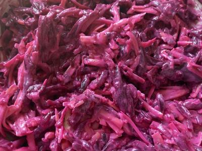 Vasaros brusketė su virtomis burokėliais Žingsnis 4