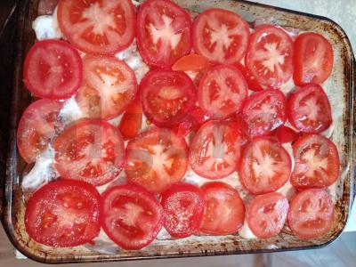 Kiauliena po pomidorais ir sūriu Žingsnis 3