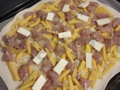 Vištienos ir bulvių pyragas iš sluoksniuotos tešlos Žingsnis 3