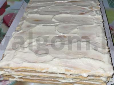 Tortas „Napoleonas“ Žingsnis 8