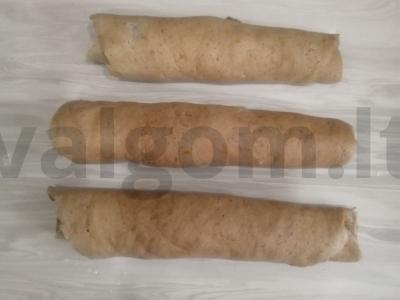 Kepeninė ritinėliai Žingsnis 8