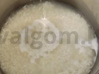 Pieninė ryžių košė Žingsnis 2