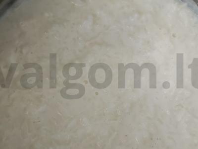 Pieninė ryžių košė Žingsnis 3