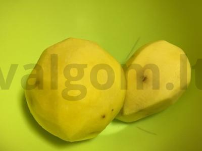 Namų bulvių fri Žingsnis 1