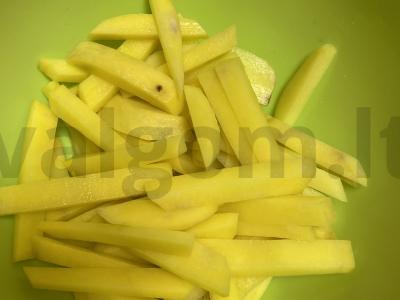 Namų bulvių fri Žingsnis 2