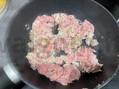 Makaronai su kalakutienos faršu Žingsnis 1