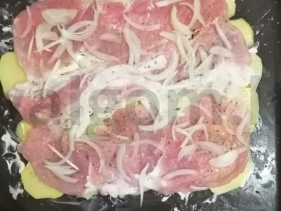 Bulvės su mėsa prancūziškai šventėms Žingsnis 3