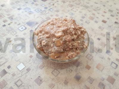 Varškės desertas „Sūrio fejerija“ Žingsnis 4