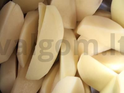 Kaimiški bulvės su alyvuogių aliejumi ir prieskoniais Žingsnis 2