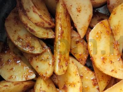 Kaimiški bulvės su alyvuogių aliejumi ir prieskoniais Žingsnis 3