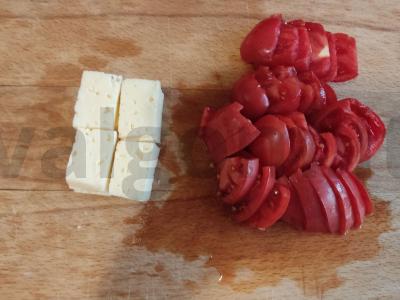 Baklažanai, kepti orkaitėje su sūriu ir pomidorais Žingsnis 2