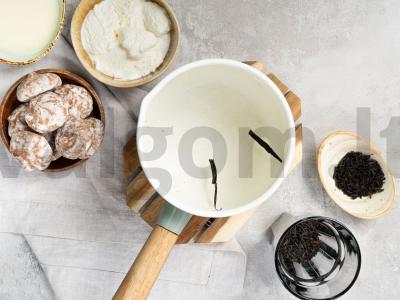 Arbata su meduoliais ir vanile Žingsnis 1