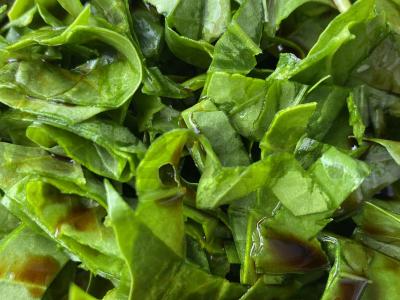 Žalumynų salotos Žingsnis 4