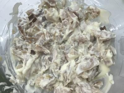 Salotos su bulvių šiaudeliais Žingsnis 2