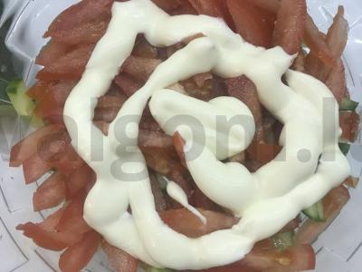 Salotos su bulvių šiaudeliais Žingsnis 3