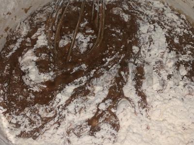 Šokoladiniai biskvitai meduoliui Žingsnis 4