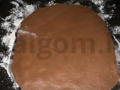 Šokoladiniai biskvitai meduoliui Žingsnis 7