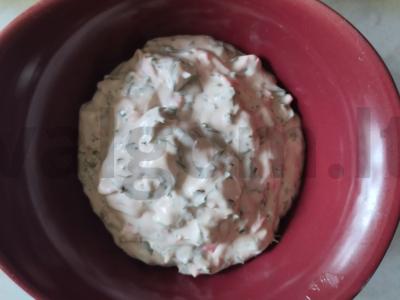 Marinuoto imbiero ir šviežių kalendrų padažas pagrindine nuotrauka