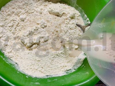 Kruasanai su varškės ir riešutų įdaru „Desertinis“ Žingsnis 3