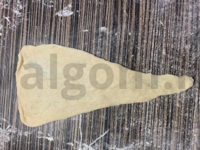 Kruasanai su varškės ir riešutų įdaru „Desertinis“ Žingsnis 5