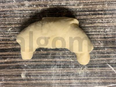 Kruasanai su varškės ir riešutų įdaru „Desertinis“ Žingsnis 8