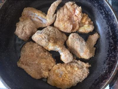 Vištiena su česnaku ir džiūvėsėliais Žingsnis 4