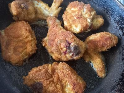 Vištiena su česnaku ir džiūvėsėliais Žingsnis 5