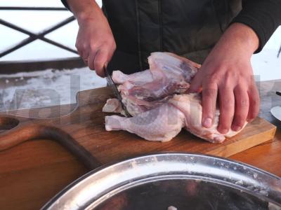 Vištiena su daržovėmis, kepta orkaitėje Žingsnis 1