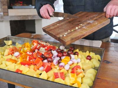 Vištiena su daržovėmis, kepta orkaitėje Žingsnis 8