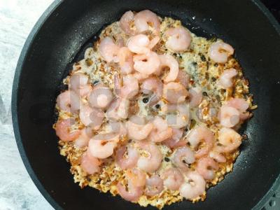 Baklažanų apkepas su ryžiais ir krevetėmis Žingsnis 1