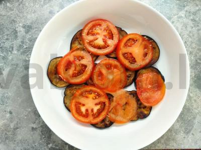Baklažanų apkepas su ryžiais ir krevetėmis Žingsnis 2