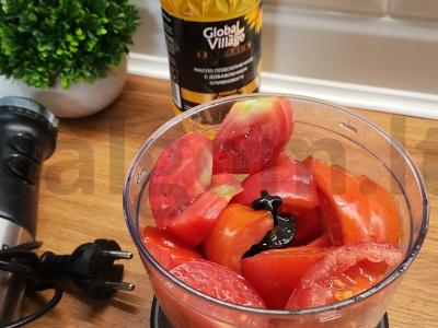 Baklažanų ikra su morkomis ir paprikomis Žingsnis 5