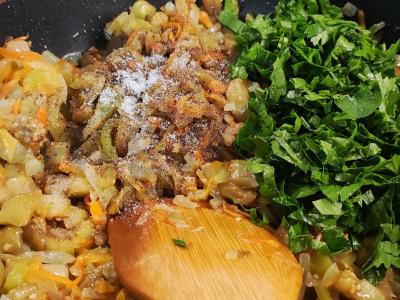 Baklažanų ikra su morkomis ir paprikomis Žingsnis 8