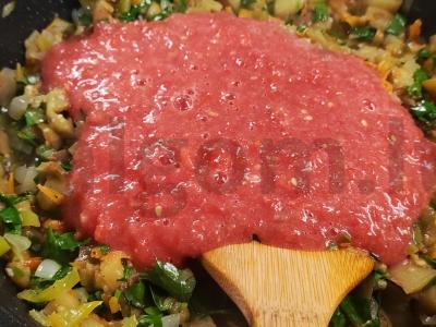 Baklažanų ikra su morkomis ir paprikomis Žingsnis 9