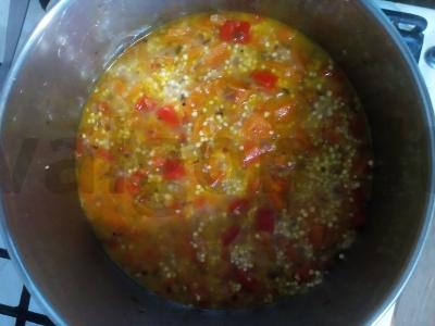 Vegetariškas sriuba su grikiais ir kinoja Žingsnis 4