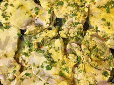 Kiaulienos šlaunelės karis kokosų piene Žingsnis 6