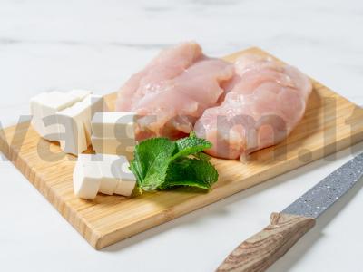 Mėsa pagal čekų receptą su mėtomis ir feta Žingsnis 1