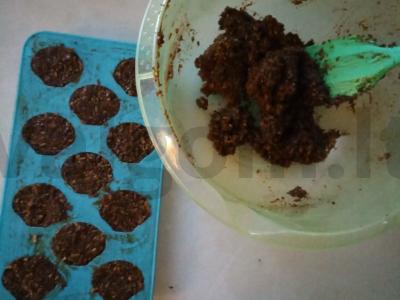 Veganinės „Piramidės“ saldainiai iš uogienės Žingsnis 3