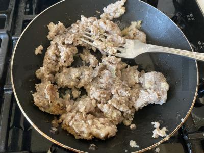 Namų makaronai su faršu, pomidorais ir kalendra Žingsnis 7