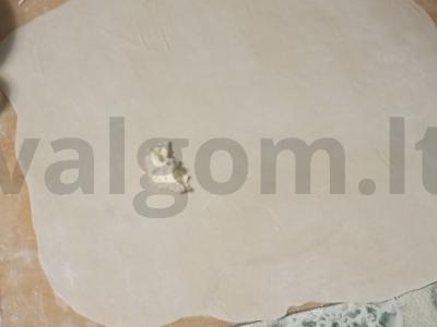 Traški samsa su mėsos faršu Žingsnis 4