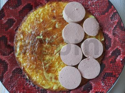 Avižų blynas su kepenėlių paštetu ir triušiena Žingsnis 5