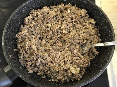 Blynai su vištienos kepenėlėmis Žingsnis 3