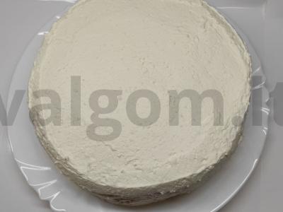 Varškės tortas su braškių džemu pagrindine nuotrauka