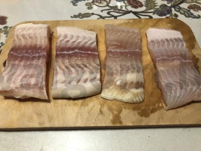 Pangasius su garstyčiomis tešloje Žingsnis 1