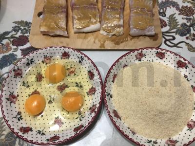 Pangasius su garstyčiomis tešloje Žingsnis 3