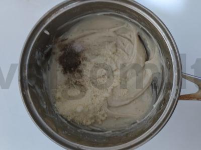 Žiedinių kopūstų ir brokolių gratinas su ryžiais sūrio padaže Žingsnis 3